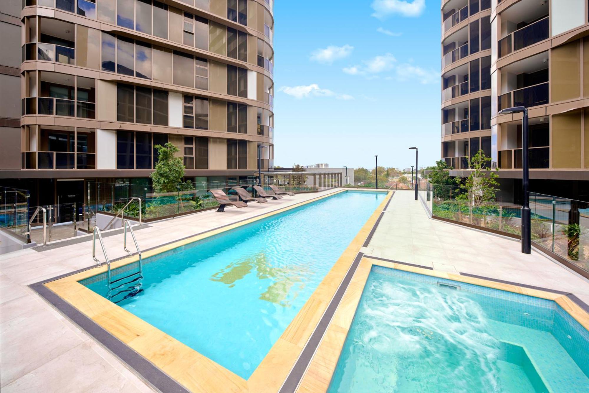 Meriton Suites George Street, Parramatta Sydney Exteriér fotografie